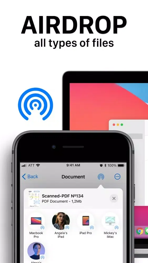 Captures d'écran de Files for Air Share