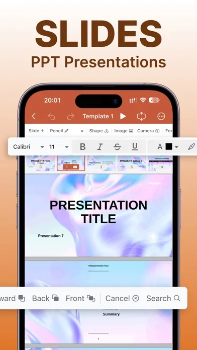 Office 7 سکرین شاٹس