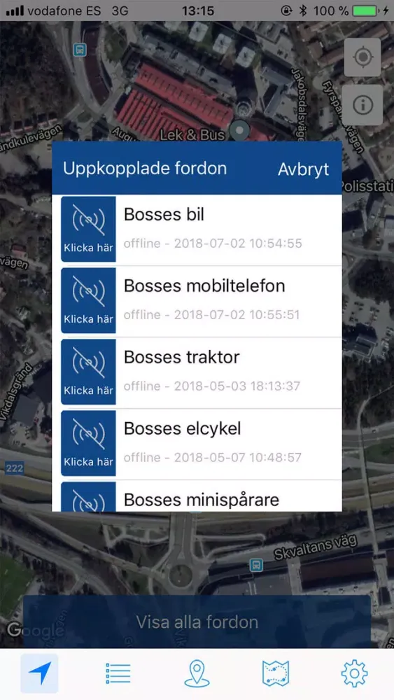 Boomr Fordon Screenshots