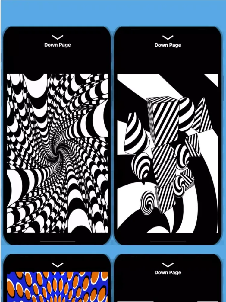 Ảnh chụp màn hình của Optical Illusions Game iPad 