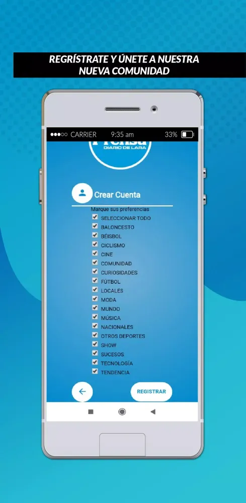 Capturas de pantalla de La Prensa de Lara