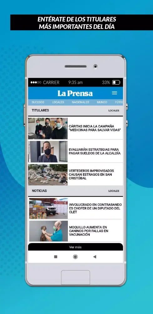 Capturas de pantalla de La Prensa de Lara
