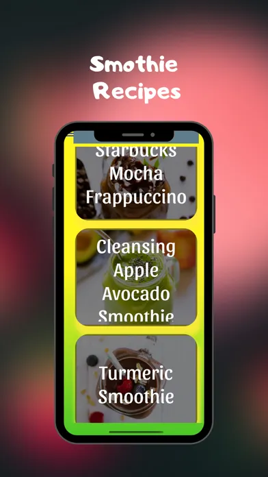 Healthy Smoothie Recipes. Screenshots