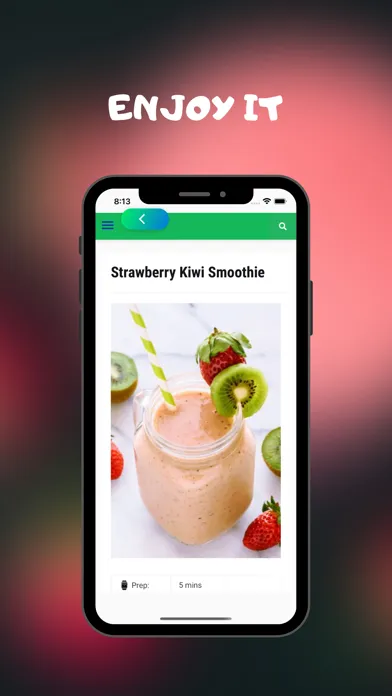 Healthy Smoothie Recipes. Screenshots