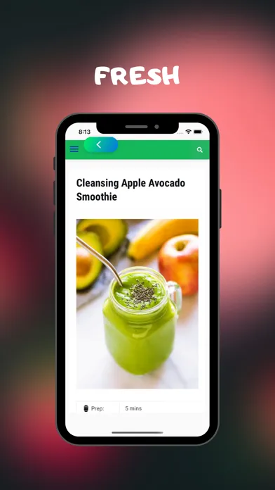 Healthy Smoothie Recipes. Screenshots