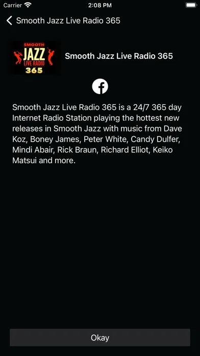 Smooth Jazz Live Radio 365 سکرین شاٹس