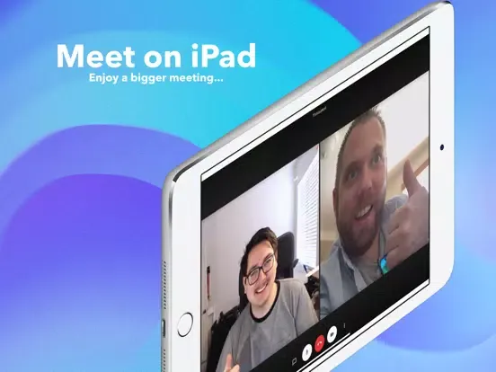 Ảnh chụp màn hình của smpl Mtgs - Video Meetings iPad 
