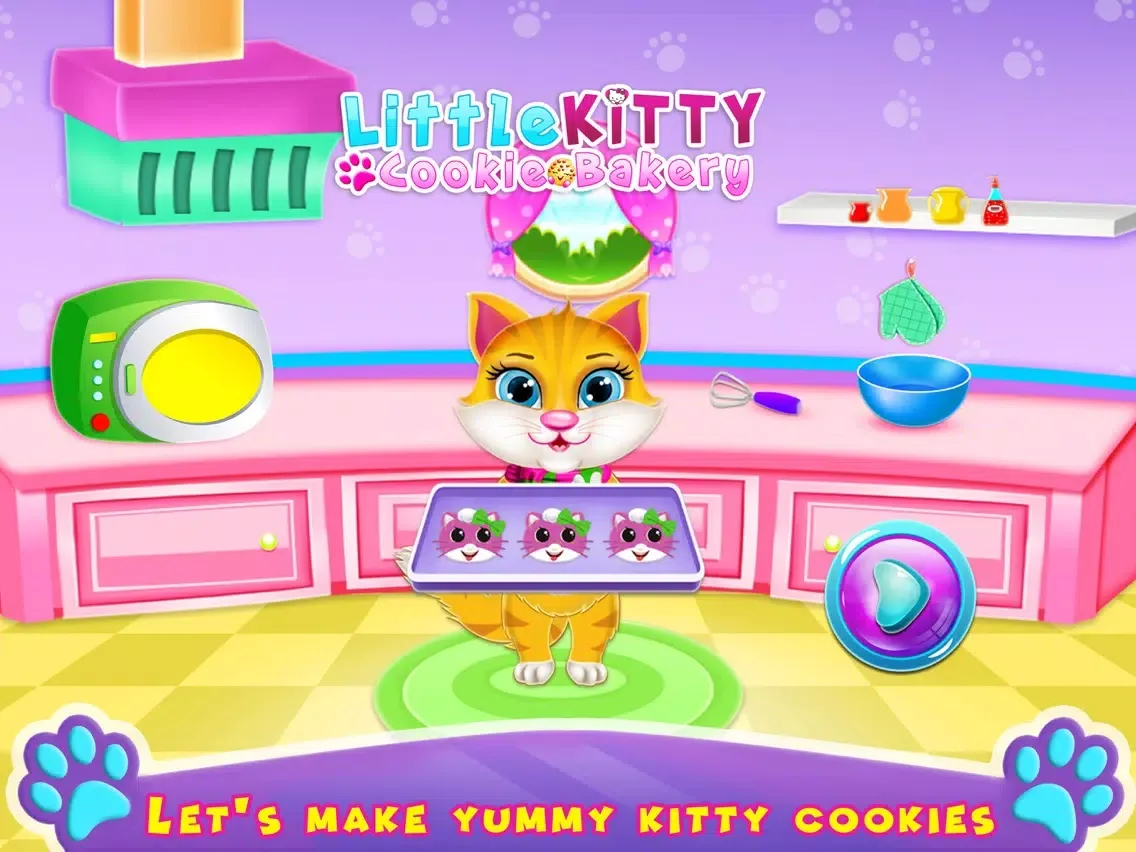 Capturas de pantalla de Kitty Cookie Maker Bakery Game iPad 