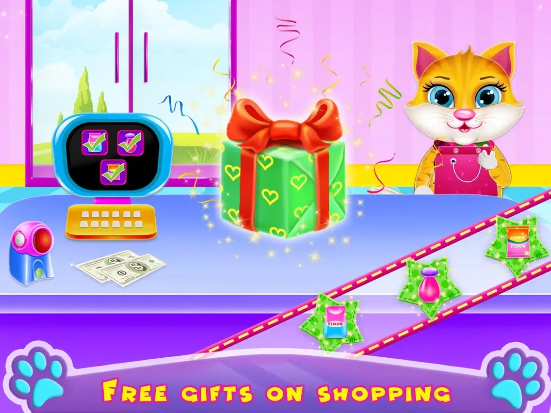 Capturas de pantalla de Kitty Cookie Maker Bakery Game iPad 