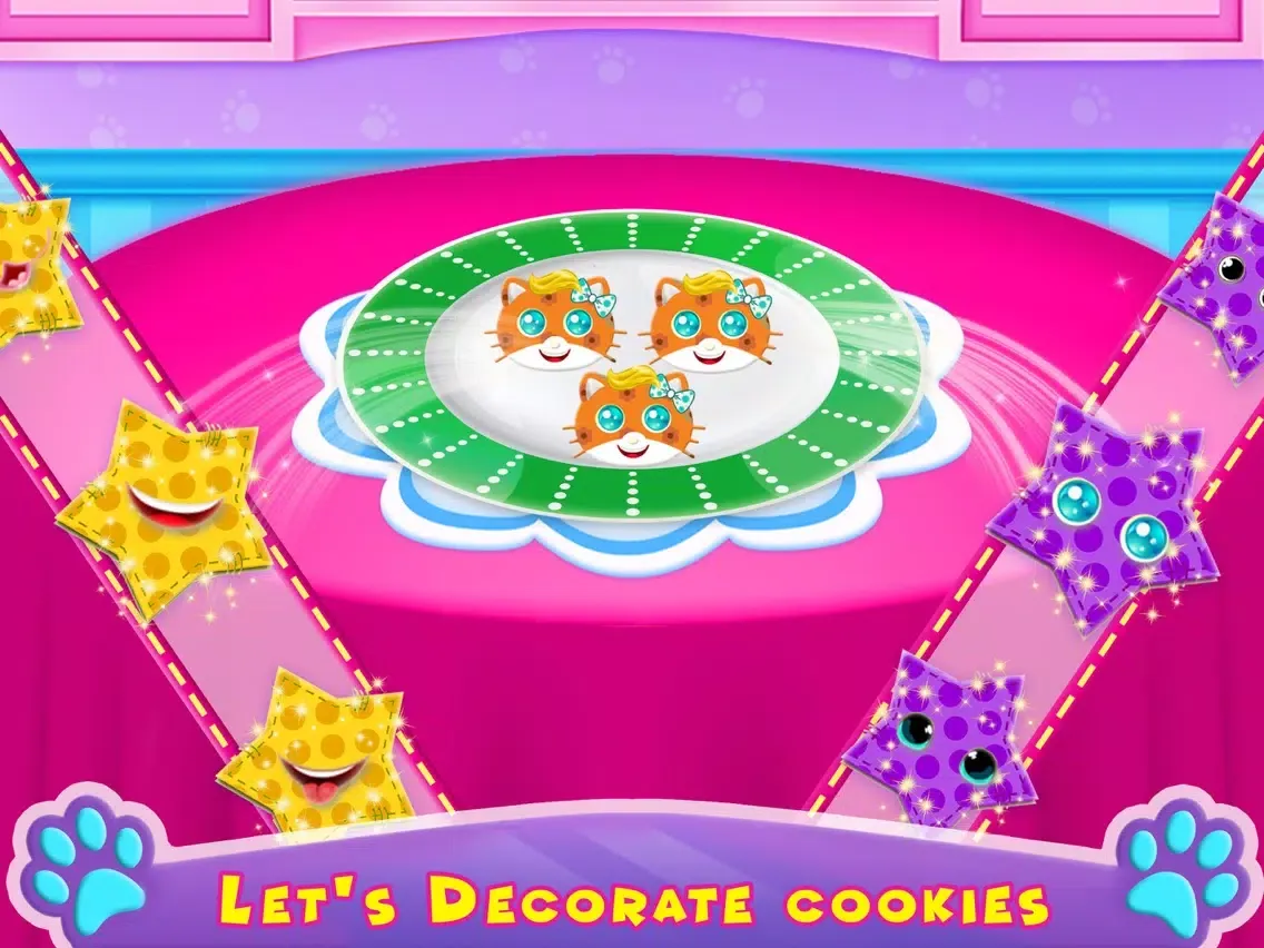 Capturas de pantalla de Kitty Cookie Maker Bakery Game iPad 