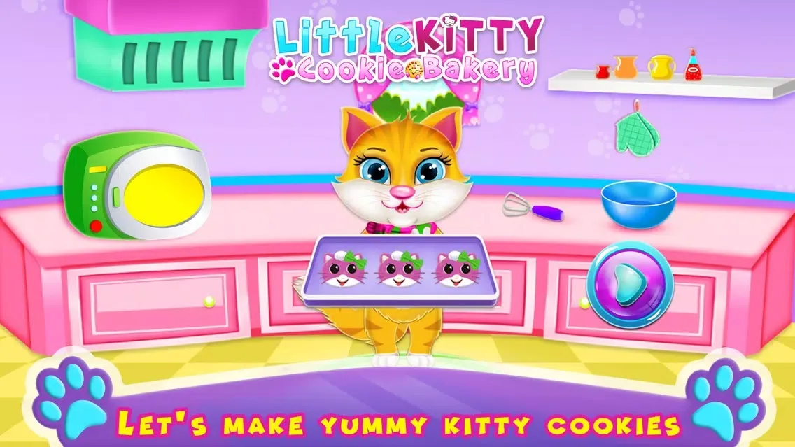 Capturas de pantalla de Kitty Cookie Maker Bakery Game
