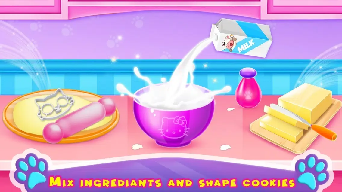 Capturas de pantalla de Kitty Cookie Maker Bakery Game