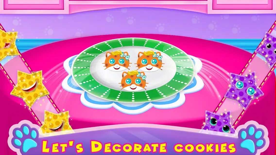 Capturas de pantalla de Kitty Cookie Maker Bakery Game