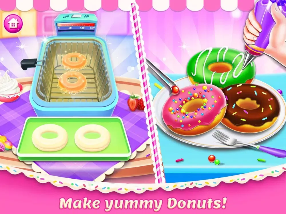 Sweet Bakery Kitchen Fever iPad 應用截圖