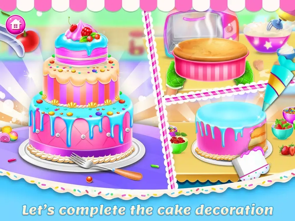 Sweet Bakery Kitchen Fever iPad 應用截圖