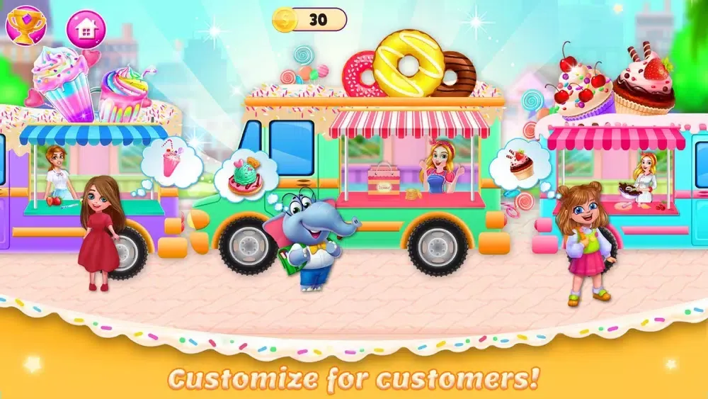 Sweet Bakery Kitchen Fever應用截圖