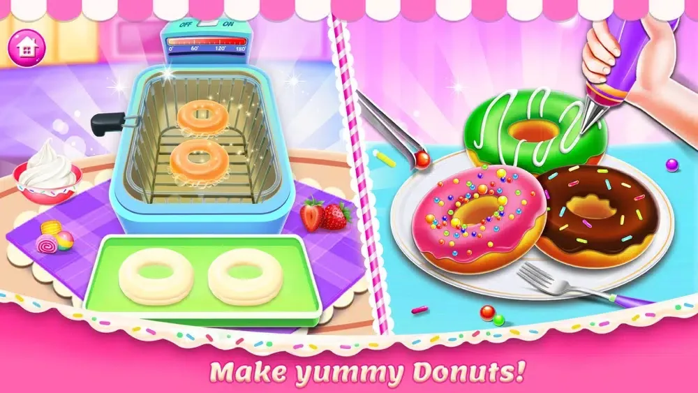 Sweet Bakery Kitchen Fever應用截圖