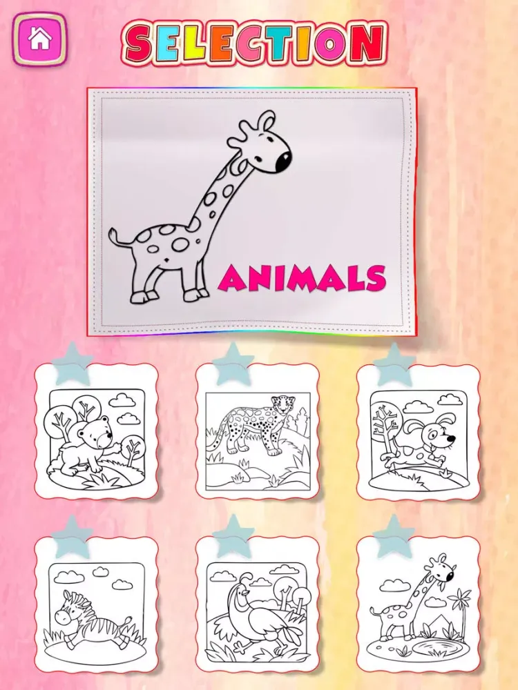 Basic Coloring Draw Fun iPad 應用截圖