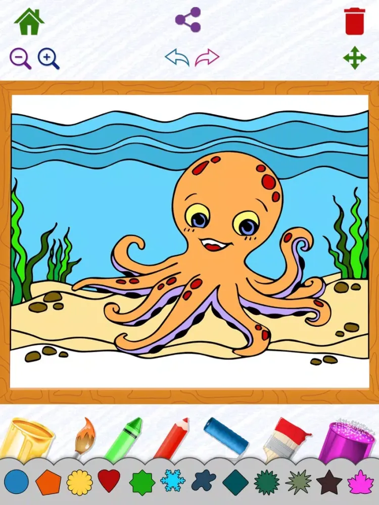 Basic Coloring Draw Fun iPad 應用截圖