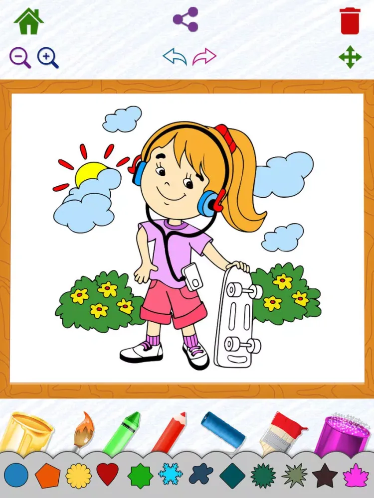 Basic Coloring Draw Fun iPad 應用截圖