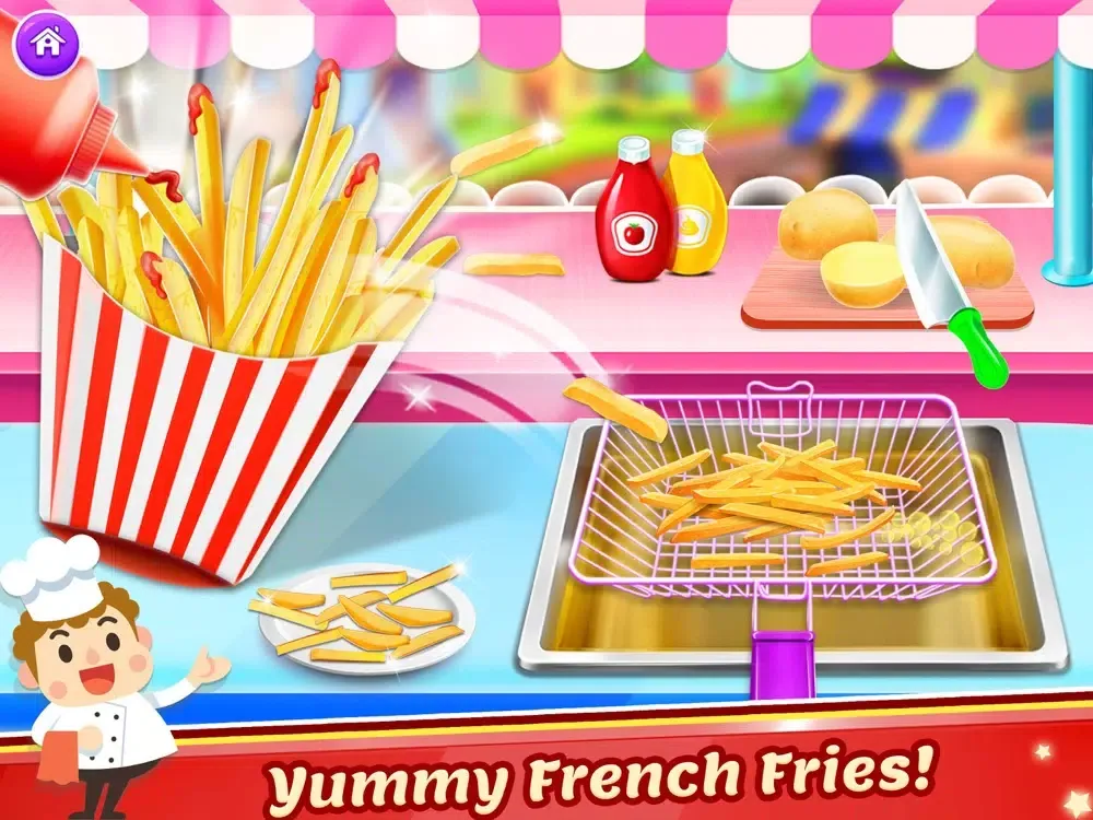 Fry Chicken Cooking Games iPad  Screenshots