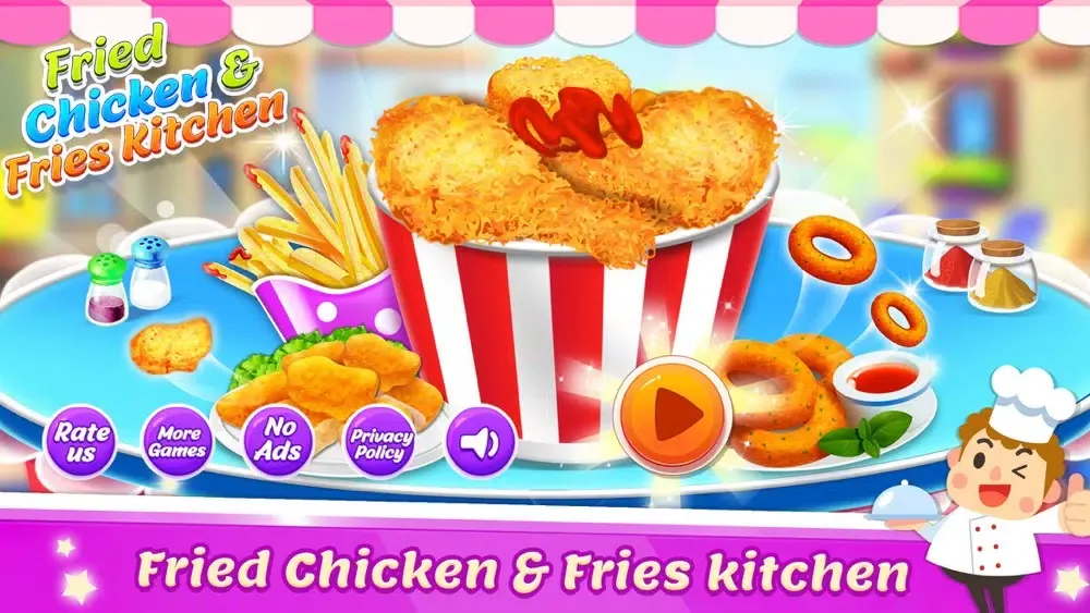Fry Chicken Cooking Games Screenshots