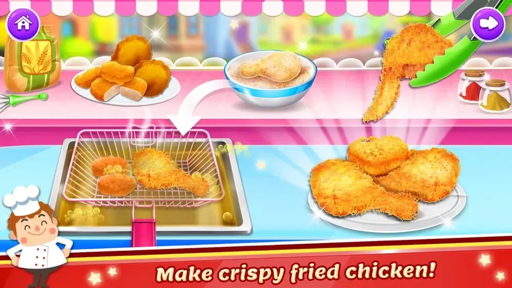 Fry Chicken Cooking Games Screenshots