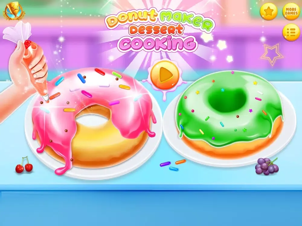 Donut Baking & Cooking Game iPad  स्क्रीनशॉट