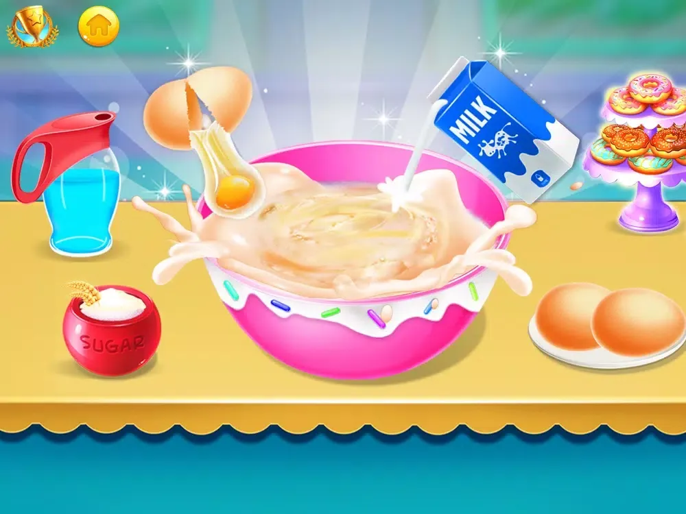 Donut Baking & Cooking Game iPad  स्क्रीनशॉट