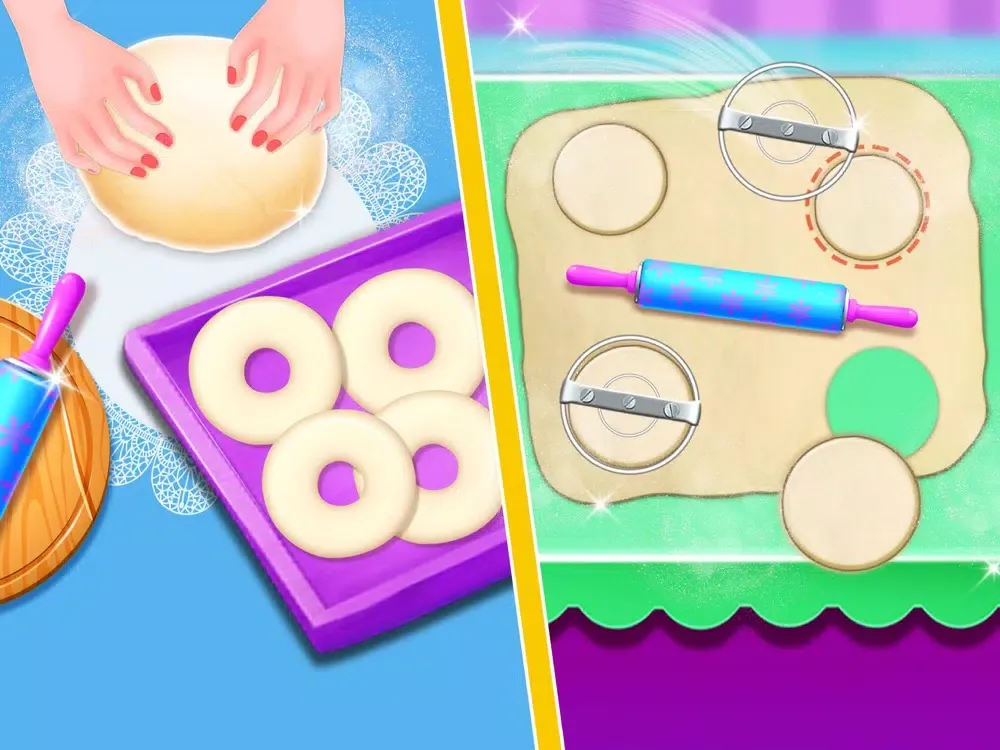 Donut Baking & Cooking Game iPad  स्क्रीनशॉट