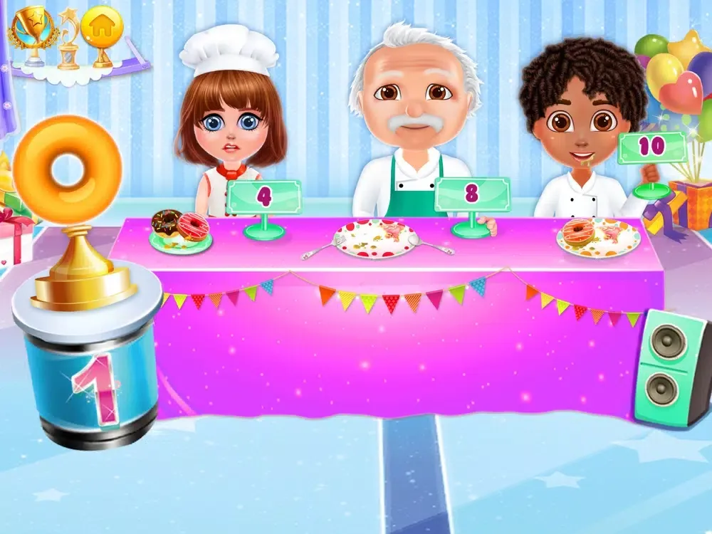 Donut Baking & Cooking Game iPad  स्क्रीनशॉट