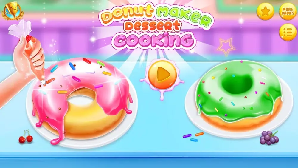 Donut Baking & Cooking Game स्क्रीनशॉट