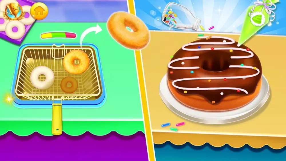Donut Baking & Cooking Game स्क्रीनशॉट