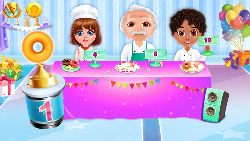 Donut Baking & Cooking Game स्क्रीनशॉट