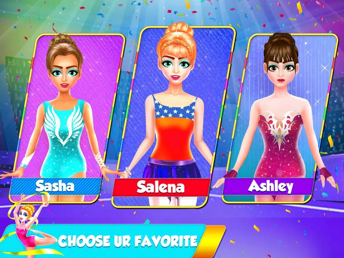 ภาพหน้าจอของ Gymnastic Girl Dance Fashion iPad 