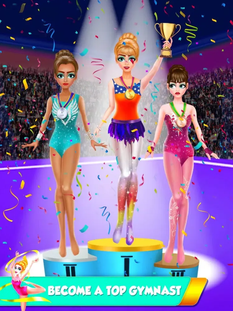 ภาพหน้าจอของ Gymnastic Girl Dance Fashion iPad 