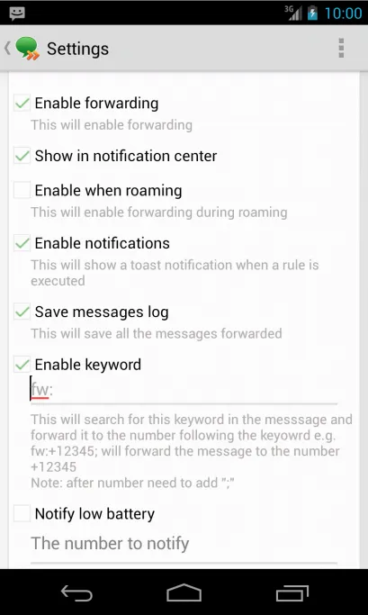 SMS Forward Utils應用截圖