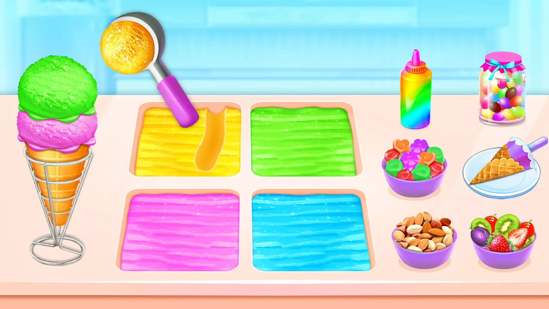 Ice Cream Cone-Ice Cream Games应用截图