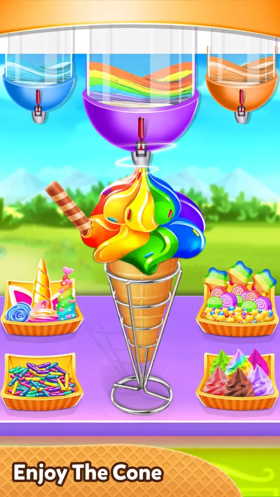 Ice Cream Cone-Ice Cream Games应用截图