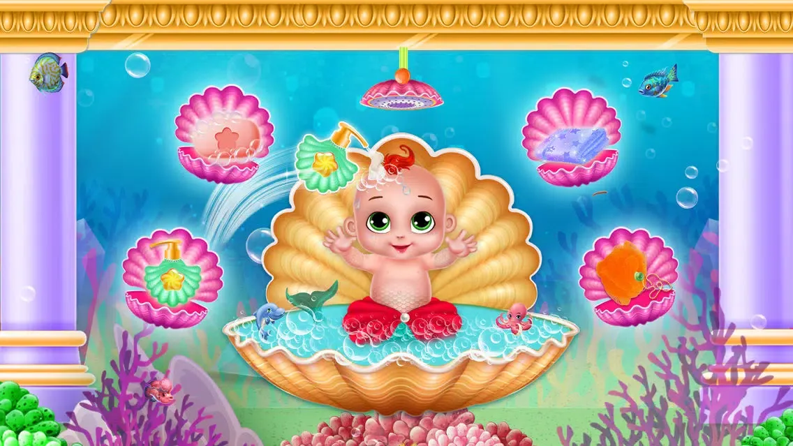Little Mermaid Cute Baby Care Screenshots