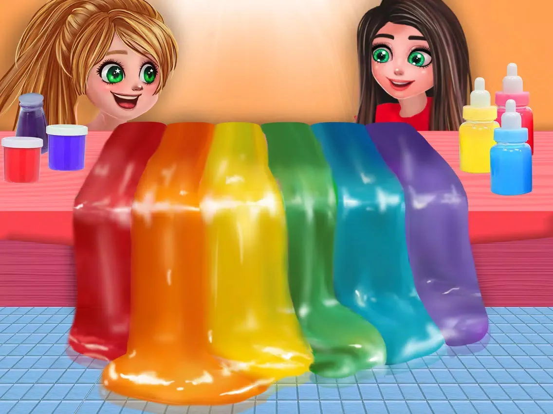 Rainbow ASMR Slime Simulator iPad  Screenshots