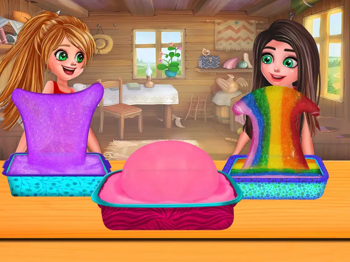 Rainbow ASMR Slime Simulator iPad  Screenshots