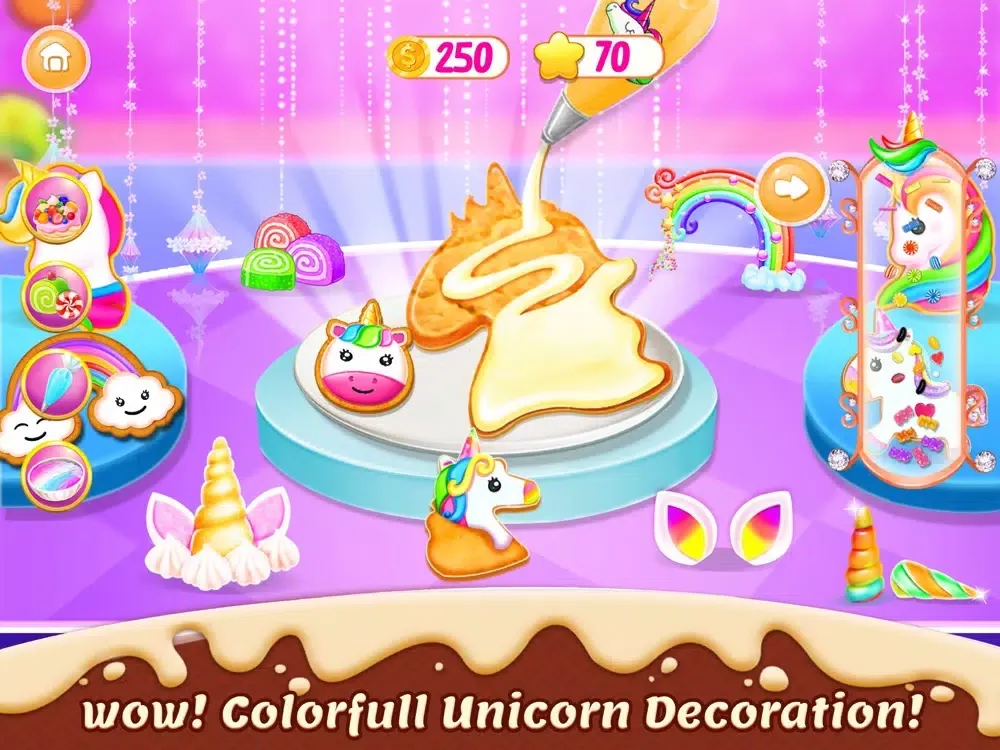 Unicorn Cookie Baking Game iPad  স্ক্রিনশট