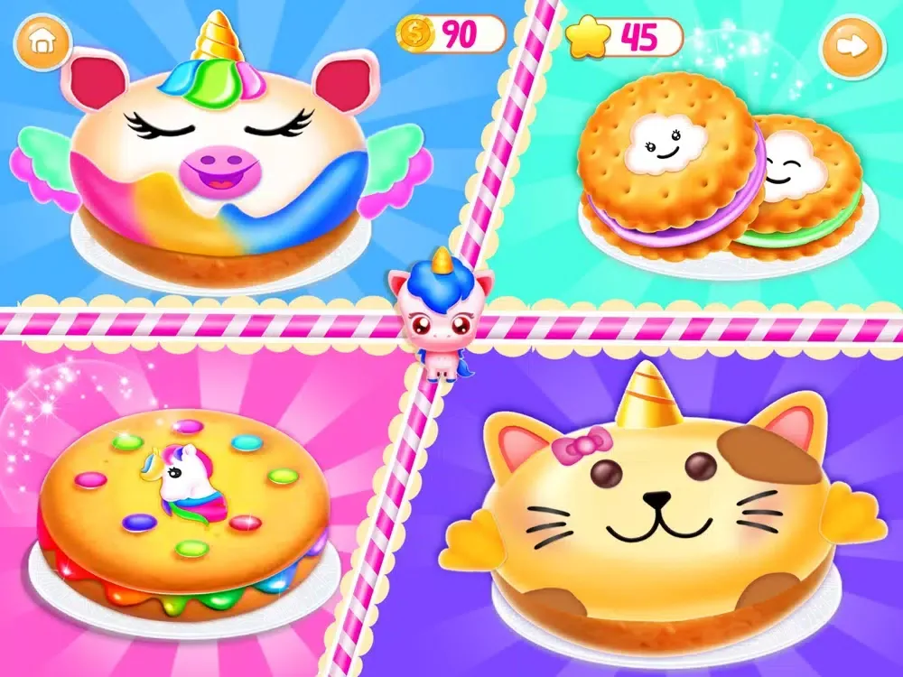 Unicorn Cookie Baking Game iPad  স্ক্রিনশট