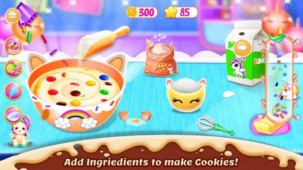 Unicorn Cookie Baking Game স্ক্রিনশট