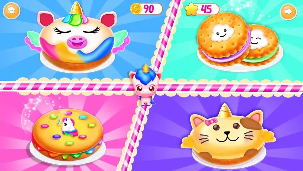 Unicorn Cookie Baking Game স্ক্রিনশট