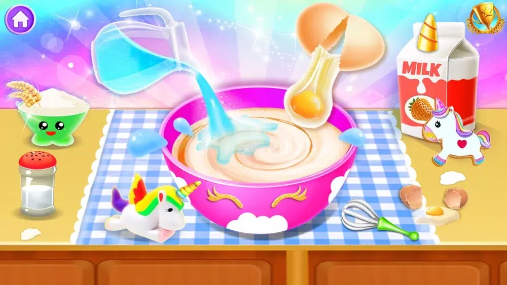 Capturas de tela do Unicorn Cake Maker Baking Game