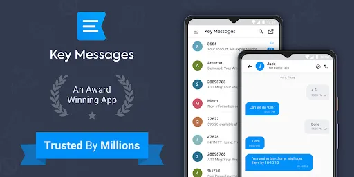 Zrzuty ekranu Key Messages: Spam SMS Blocker