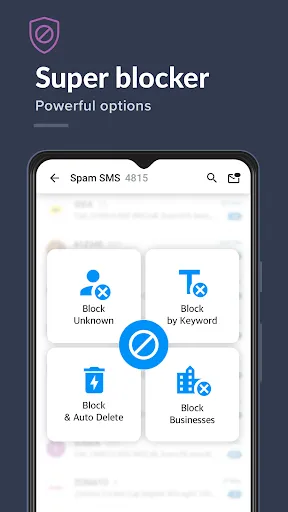Zrzuty ekranu Key Messages: Spam SMS Blocker