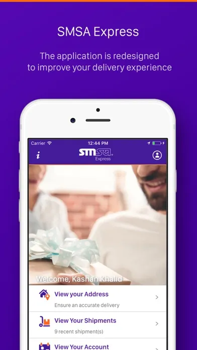 SMSA Mobile Screenshots